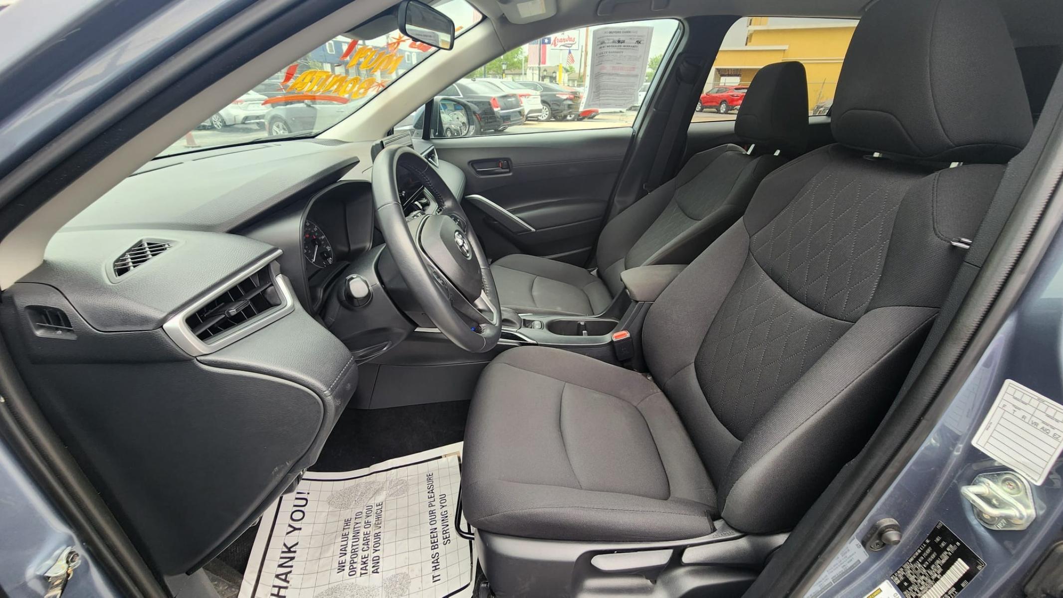 2023 Silver Toyota Corolla Cross LE (7MUCAAAGXPV) with an 2.0L L4 DOHC 16V engine, CVT transmission, located at 1842 Wirt Road, Houston, TX, 77055, (713) 973-3903, 29.805330, -95.484787 - Photo #4